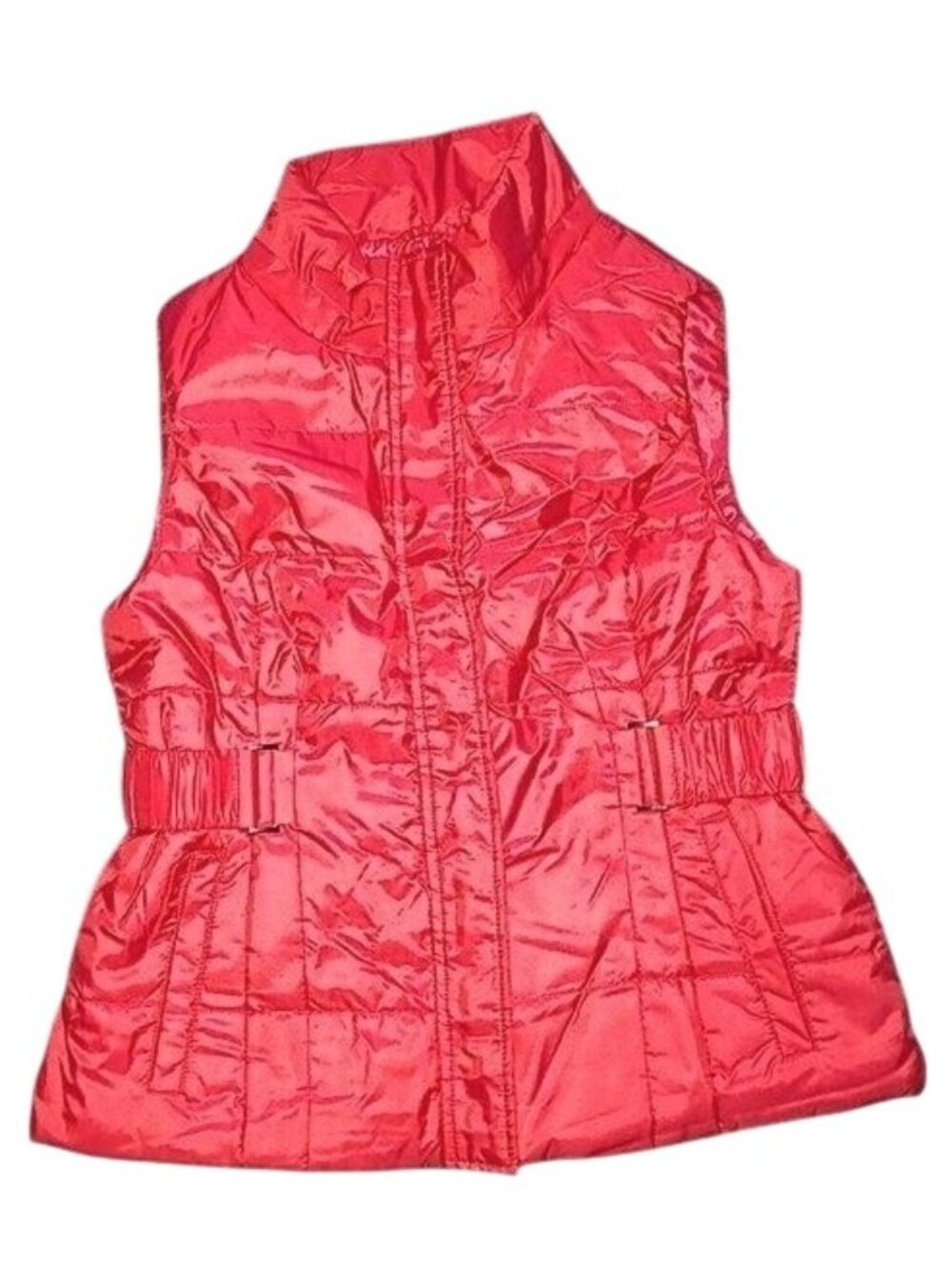 NEW YORK & COMPANY- WOMENS WARM PUFFER ZIP-UP CLOSURE PUFFER VEST SIZE MEDIUM